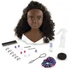 Smoby, Kits de coiffure pour jouets, My Beauty Tête à coiffer Afro