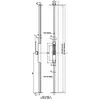 Crémone pompier 740 rotative sans tringle noir VACHETTE 12697000