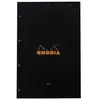 RHODIA BLOC N20P SY NOIR PERFO 80F