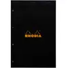 Bloc agrafé 80 feuillets Perfo Rhodia N°20 Q5 Noir
