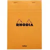 Rhodia Bloc ORANGE 14,8x21cm Yellow 80F agrafées 80g Q.5x5