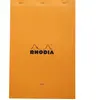 Bloc agrafé 80 feuillets Rhodia N°19 LM Orange