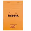 Bloc Rhodia Orange 80 feuilles Agrafés MESSAGE 11x17