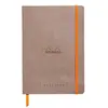 Rhodia Carnet d'organisation "Goalbook" - A5 - 240 pages - Dot - Taupe