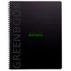 Clairefontaine Notbk rhodia greenbook a4+ lijn 4-g 180pag zwart