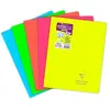 Cahier piqué Clairefontaine Koverbook Néon 24 x 32 cm Modèle aléatoire