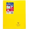 Cahier de 96 pages Seyès Clairefontaine Koverbook 24 x 32 cm Jaune