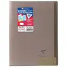 Cahier de 96 pages A4 Seyès Clairefontaine Koverbook 21 x 29,7 cm Gris
