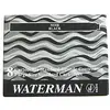 WATERMAN boîte de 8 cartouches longues, encre Noir intense pour stylo plume