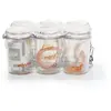 Terrines en verre LE PARFAIT - Lot de 6 - 1kg - D 100 - Transparent