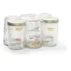 Le Parfait - Pack van 6 Transparante Familia Wiss - 1 L Terrines