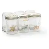 NA LE PARFAIT 1659603 Lot de 6 terrines en verre - 750g - D 100 Familia - Transparent