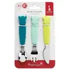 Set de 3 couverts silicone Azur Sophie la girafe