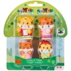 Lot de 4 personnages famille Tigre - KLOROFIL