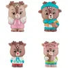 Sophie la Girafe Lot de 4 personnages "Gla Gla"