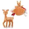 Sophie de Giraf Fanfan het Hertje Cadeauset - Inclusief Bijtspeeltje en Zacht Knuffeldoekje - Perfect Kraamcadeau voor Baby's