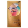 Durex Préservatifs Nude - 10 Préservatifs Extra Fins Sensation Peau Contre Peau