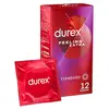 Durex Préservatifs Feeling Extra - 12 Préservatifs Fins et Extra Lubri...
