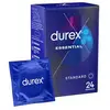 Durex Préservatifs Essential - 24 Préservatifs Extra Lubrifiés - Confort et Sécurité