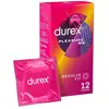 Durex Préservatifs Pleasure Me - 12 Préservatifs Perlés et Nervurés