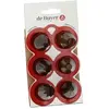 Douilles - DE BUYER - Lot de 6 - Polycarbonate - Noir - Haute Précision