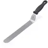 De Buyer - Spatule pâtissière coudée en acier inoxydable FKOfficium - 25 cm -, Noir