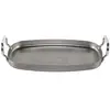 DE BUYER -5640.01 -plancha lisse a anses mineral b 38x26cm