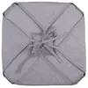 Lovely Casa Bea Galette 16 Points Polyester Gris 40 x 40 cm