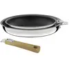 CUISINOX Malice - Série de 2 poêles 20/24 cm avec revêtement céramique...