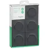 Schneider Lot de 5 prises 2P+T (avec plaque) Odace - Anthracite
