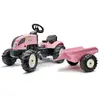 Falk Tractor Country Farmer Set Pink 2+
