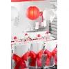 Boule papier mariage 50cm rouge Lot de 1 lanterne 50cm rouge