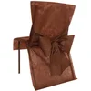 SANTEX Housse de Chaise avec Noeud Chocolat
