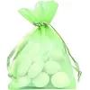 SANTEX Sac de 10 sachets Organza pour dragées Vert