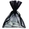 10 SACS ORGANZA 7.5X10CM NOIR