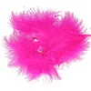 Santex Hobby knutsel veren - 20x - fuchsia roze - 7 cm - sierveren - d...