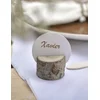 SANTEX 10 Marque Place Rond 4.7 cm Blanc