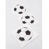 Santex voetbal thema feest servetten - 20x stuks - 33 x 33 cm - papier...