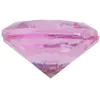 Merkloos / Sans marque Santex Hobby/decoratie nep diamantjes/steentjes - 50x - fuchsia roze - klein - D1,2 x H0,7 cm