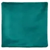 HOME MAISON Housse de Coussin  - Effet Satiné Vert emeraude 45x45 cm