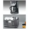 Muse Cafetière et Bouilloire Rétro Vintage Gris Anthracite 10 Tasses 1...