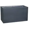 EDA Rechthoekige plantenbak Volcania Stone effect antraciet 99,5 x 39,...
