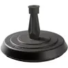 Pied de parasol béton rond - EDA PLASTIQUE - Gris foncé - 14kg