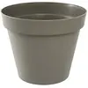 EDA PLASTIQUE Pot de fleurs Toscane - 170 L - Taupe