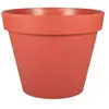 Pot De Fleurs Rond Toscane Ø 48 X H.40 Cm - Orange Terre Battue - Eda