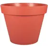 Pot De Fleurs Rond Toscane Ø 60 X H.47 Cm - Orange Terre Battue - Eda