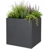 Pot Carr? Basalt Anthracite 49.5 X 49.5 X 49.5 Cm