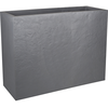Jardinière - EDA Plastiques - Volcania - Gris galet - 78.5x29.5x60cm - 46L