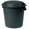 KAPO EDA Poubelle immeuble avec covercle - 50l - Noir