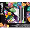 BIC Intensity Schrijfset met 4 Fineliners en 4 Viltstiften met Medium ...